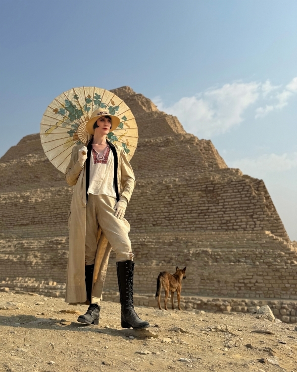 Colleen Darnell at Saqqara